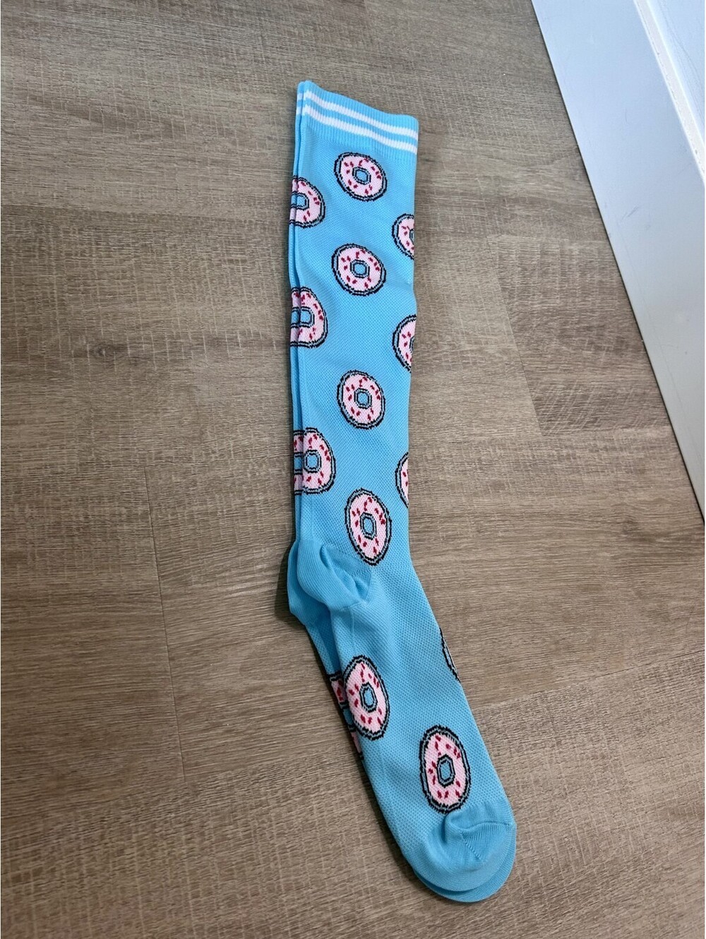 NWOT Pink and Blue Donut Socks